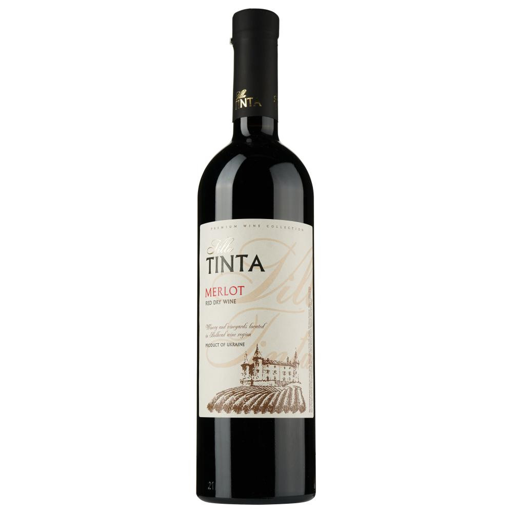 Villa Tinta Вино Merlot, красное, сухое, 11-13%, 0,75 л (8000018914820) - зображення 1