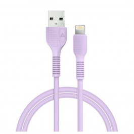   ACCLAB AL-CBCOLOR-L1PP USB to Lightning 1.2m Purple (1283126518218)