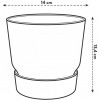 Elho Вазон пластиковий Greenville round 14 см круглий 1,4 л зелений луг (492885) - зображення 6