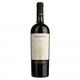   San Marzano Вино  Santoro Primitivo IGP Puglia 0,75 л сухе тихе червоне (8023354061017)