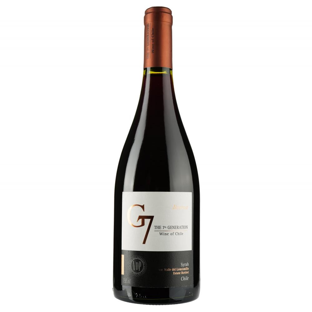 Carta Vieja Вино G7 Reserva Shiraz 0,75 л сухе тихе червоне (7804310546349) - зображення 1