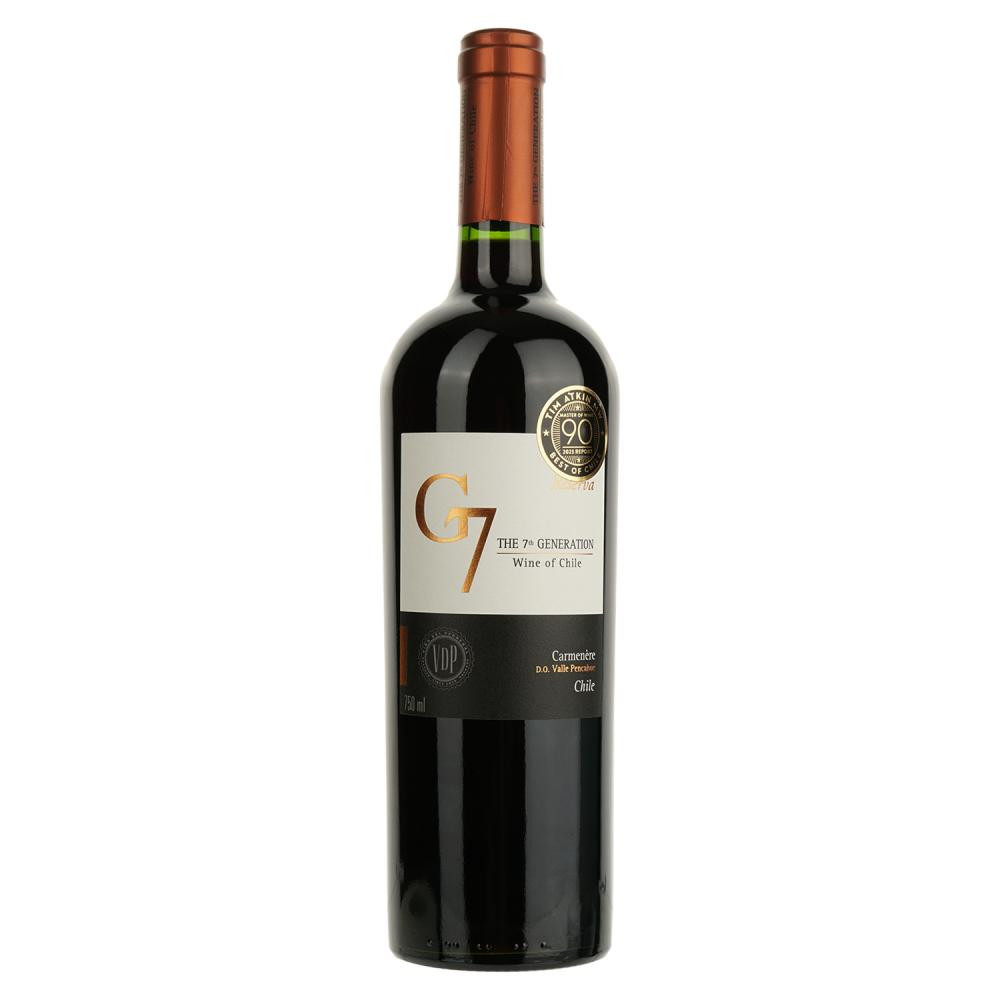 Carta Vieja Вино G7 Reserva Carmenere 0,75 л сухе тихе червоне (7804310546325) - зображення 1