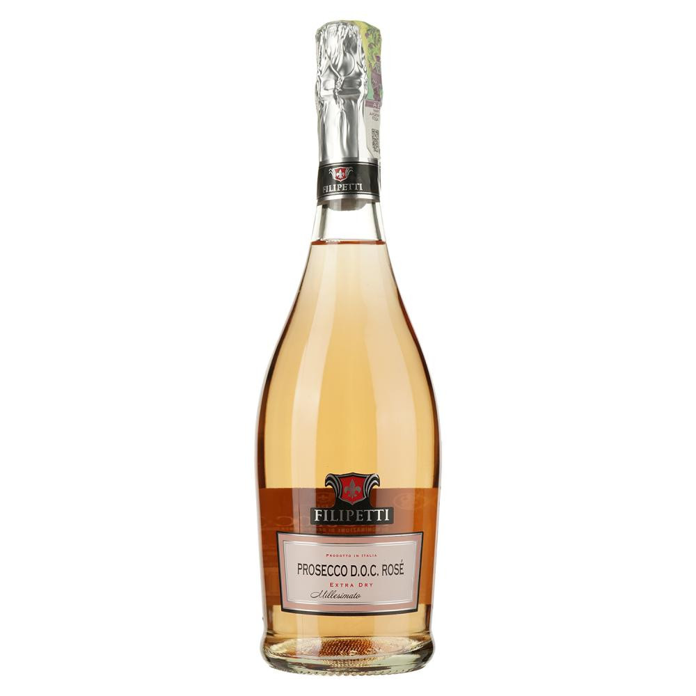 Valsa Nuovo Perlino Вино Filipetti Prosecco Rose Extra Dry 0,75 л сухе просекко (рrosecco) рожеве (8006883846409) - зображення 1