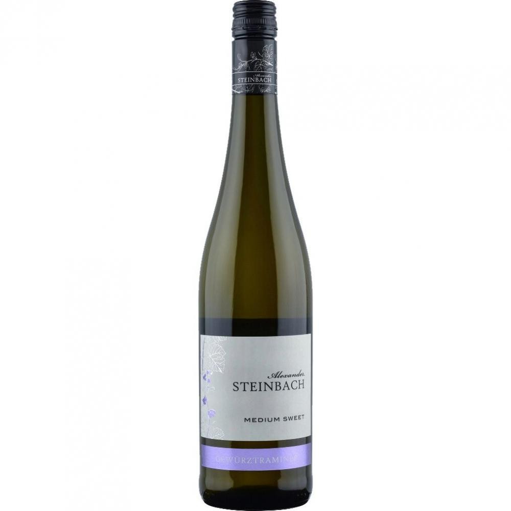 Les Grands Chais de France Вино LGC Alexander Steinbach Gewurztraminer 0,75 л напівсолодке тихе біле (5998623530088) - зображення 1