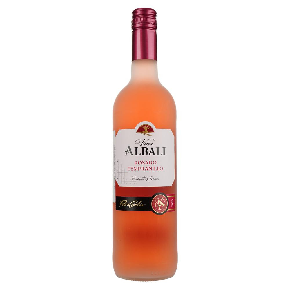 Felix Solis Avantis Вино  Vina Albali Rosado Tempranillo 0,75 л напівсухе тихе рожеве (8410702000031) - зображення 1