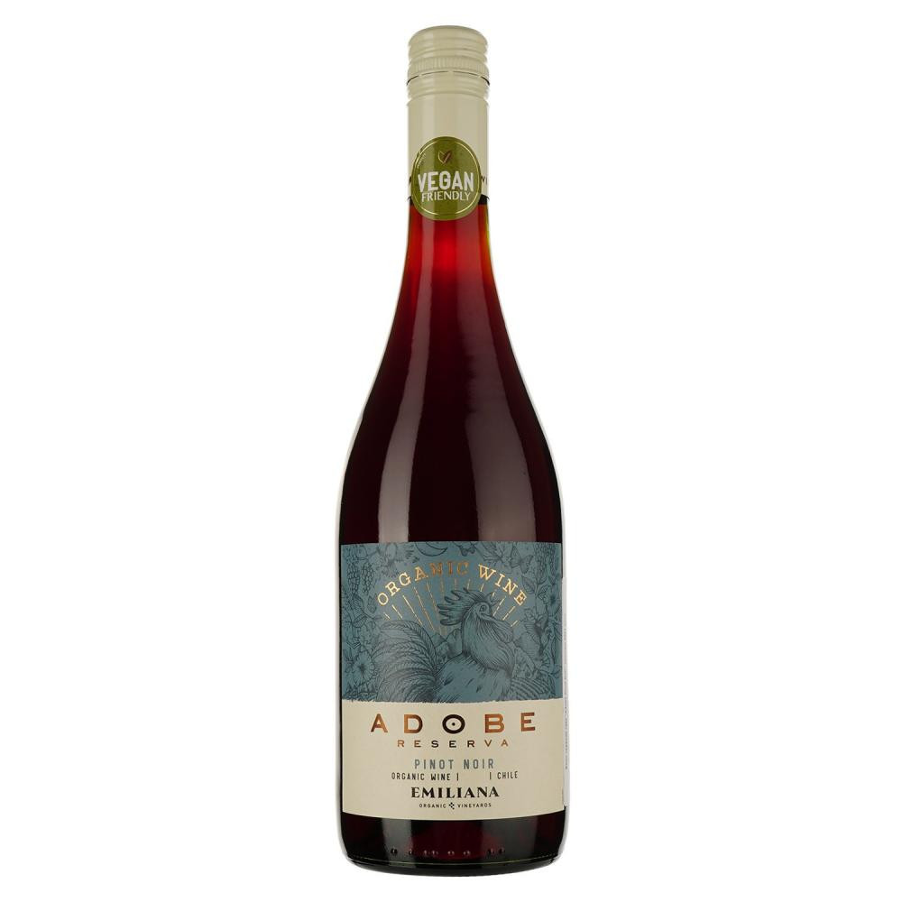 Vinedos Emiliana S.A. Вино  Adobe Pinot Noir 0,75 л сухе тихе червоне (7804320457963) - зображення 1