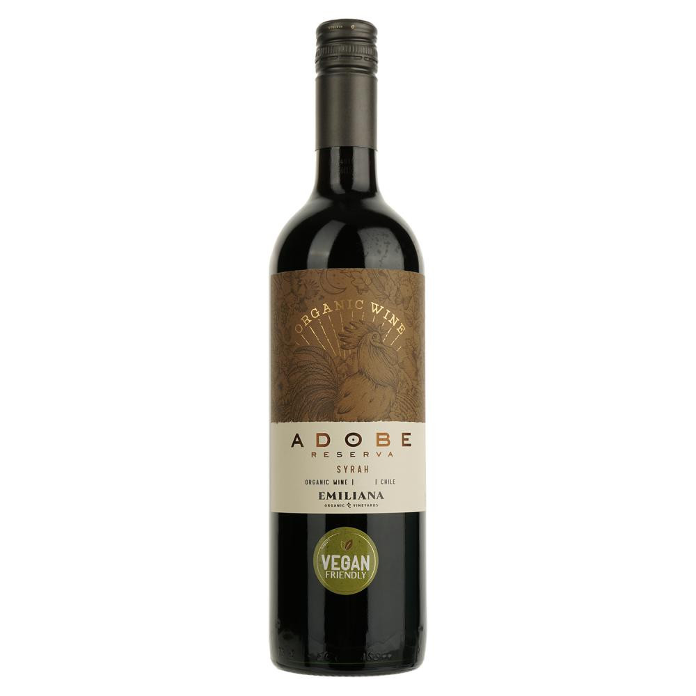 Vinedos Emiliana S.A. Вино  Adobe Syrah 0,75 л сухе тихе червоне (7804320198521) - зображення 1