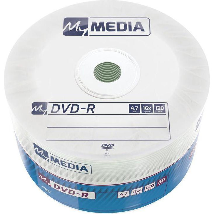 MyMedia DVD-R MyMedia 4.7 GB 16x 50pcs/wrap (69200) - зображення 1