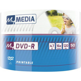   MyMedia DVD-R MyMedia 4.7 GB 16X 50pcs/wrap printable (69202)