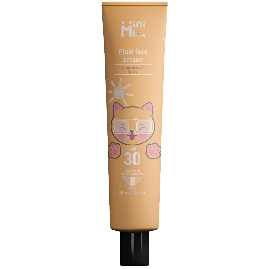 Minimi Сонцезахисний флюїд для обличчя  Kids Beauty Fluid Face Screen SPF 30 від 5 років 30 мл - зображення 1