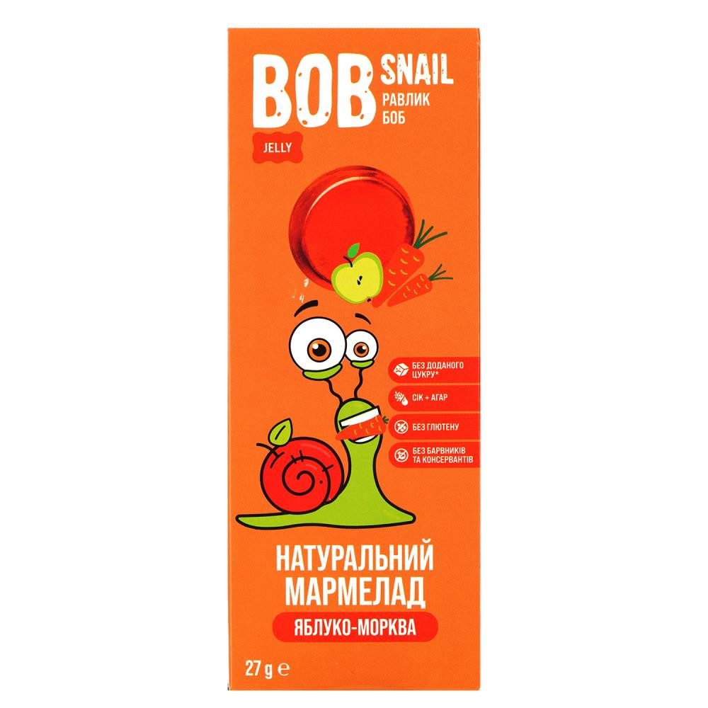 Bob Snail Мармелад   яблуко-Морква 27 г (4820219344230) - зображення 1