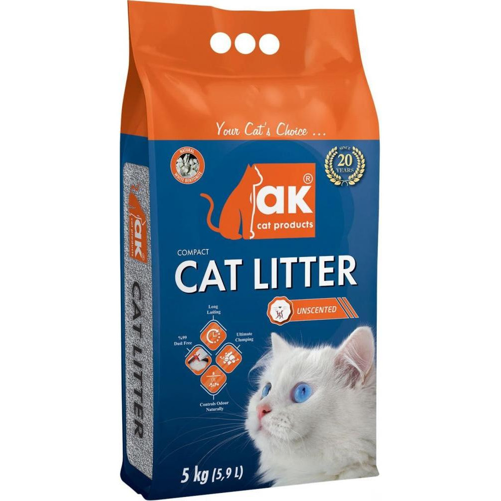 AK Cat Products Unscented 5 кг AKMN030 - зображення 1