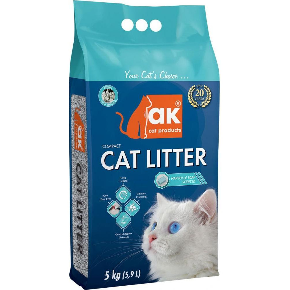 AK Cat Products Marseille Soap Scented 5 кг AKMN013 - зображення 1