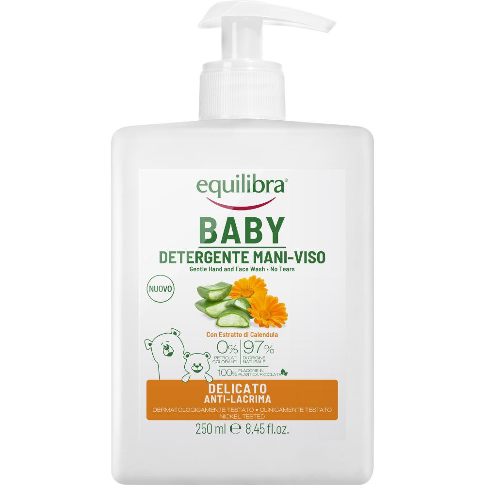 Equilibra Ніжне дитяче мило для обличчя і рук  Baby Gentle Cleanser 250 мл - зображення 1