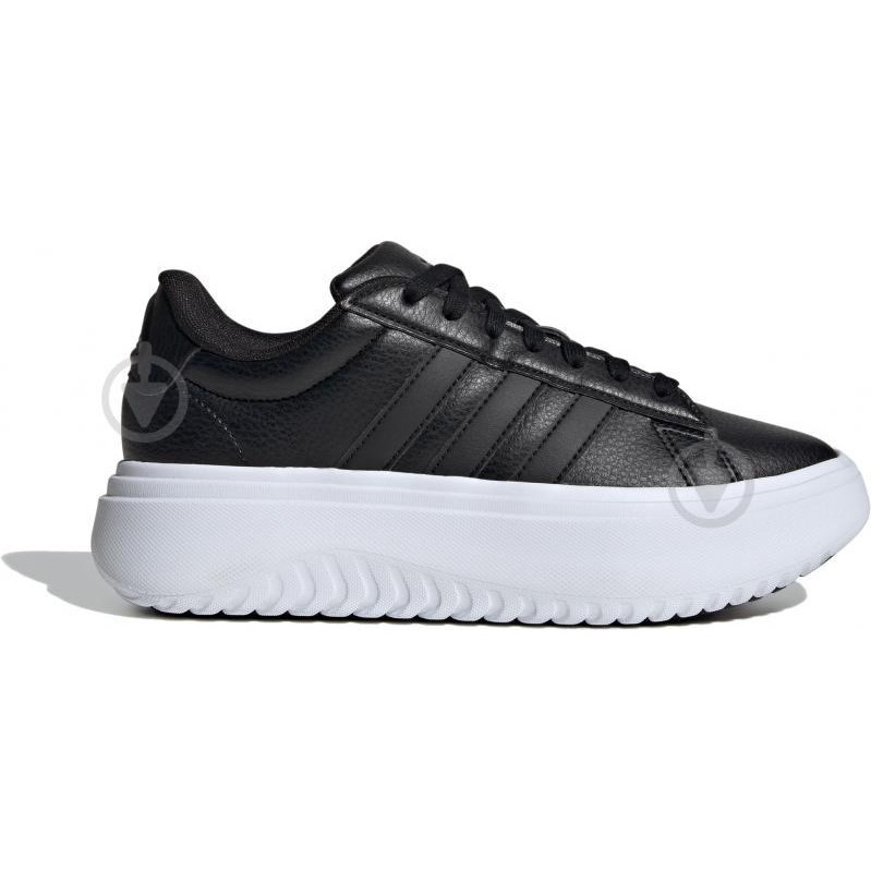 Adidas Жіночі кеди низькі  Grand Court Platform IE1093 36.5 (4UK) 22.5 см Cblack/Cblack/Carbon (40678863550 - зображення 1