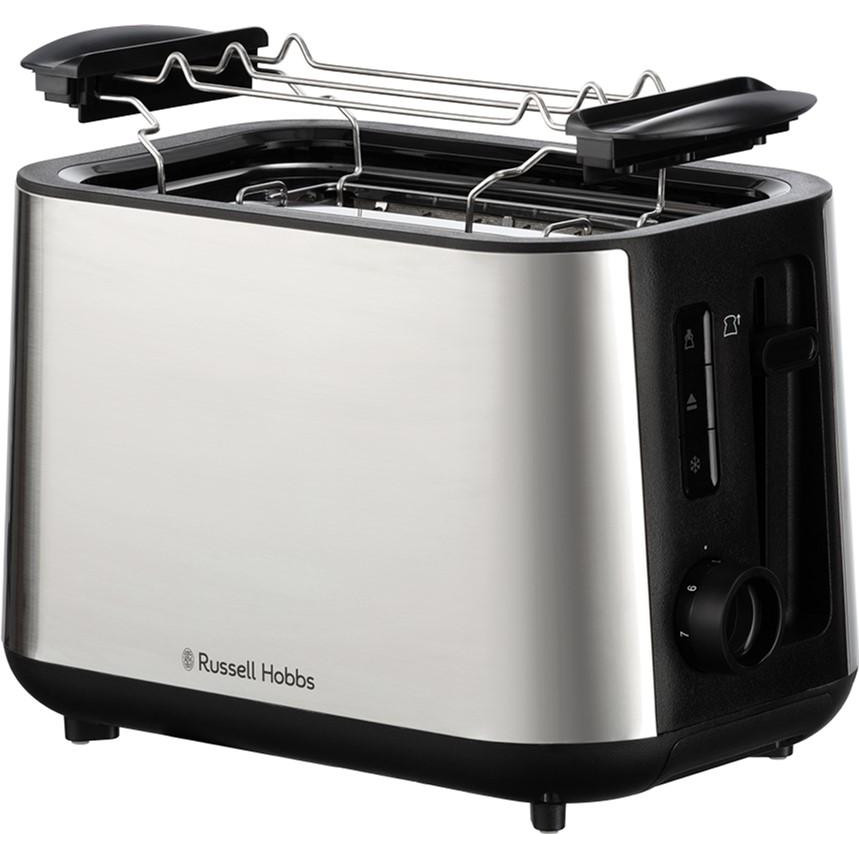 Russell Hobbs Heaton Brushed 2Slice Toaster 27390-56 - зображення 1