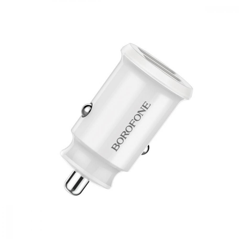 Borofone BZ8W MaxRide 2xUSB-A, 2.4A White - зображення 1