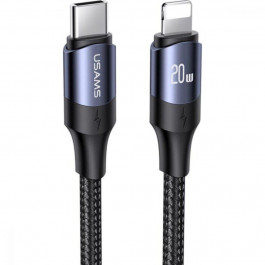   USAMS US-SJ521 U71 Type-C to Lightning 20W 1.2m Black (SJ521USB01)