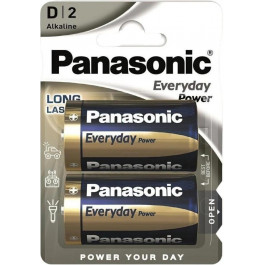   Panasonic D bat Alkaline 2шт Everyday Power (LR20REE/2B)