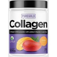   Pure Gold Protein Protein Collagen Колаген зі смаком манго 300 грам