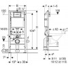 Geberit Duofix 458.103.00.1+Geberit Smyle Square Rimfree 500.683.00.2 - зображення 5