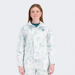   New Balance Біла жіноча вітровка  Essentials Bloomy Jacket nblWJ31551WM L