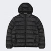 Champion Чорна чоловіча куртка  hooded jacket cha220342-NBK/DAG XXL - зображення 4