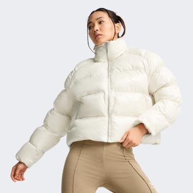 PUMA Молочна жіноча куртка  Shiny Puffer Jacket 626514/87 L - зображення 1