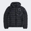 Champion Чорна чоловіча куртка  hooded jacket cha219184-NBK/NBK XL - зображення 4