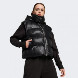 PUMA Чорна жіноча куртка-жилет  Shiny Puffer Vest 626518/01 S