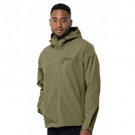   Jack Wolfskin Спортивна вітрівка чоловіча  Desert Wind Jacket M 1306412-4511 XL Хакі (4064886006620)