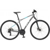 GT Bicycles Transeo Comp 28" 2023 / рама 42см gloss wet cement w/battleship gray&aqua - зображення 1