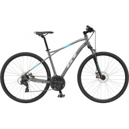   GT Bicycles Transeo Comp 28" 2023 / рама 42см gloss wet cement w/battleship gray&aqua