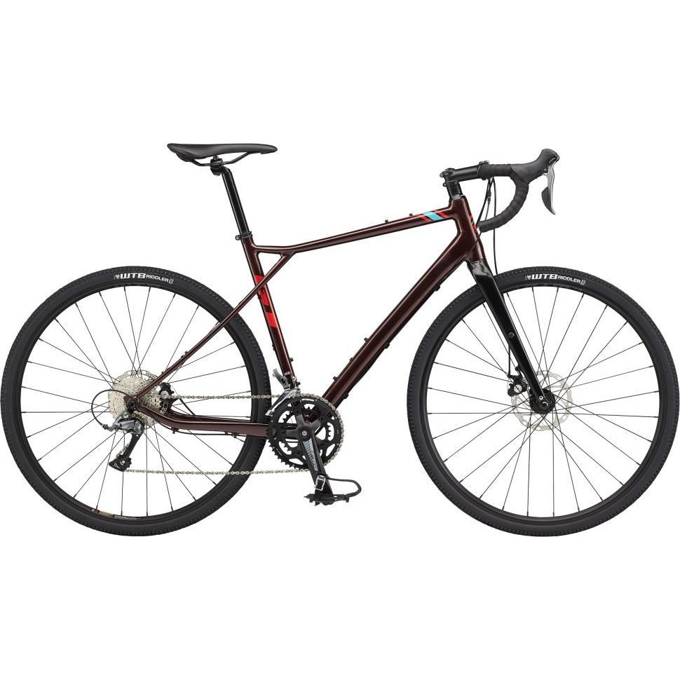 GT Bicycles Grade Elite 28" 2023 / рама 58см gloss burgundy w/red&aqua - зображення 1