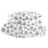 COSAS Комплект постільної білизни  Євро 200х220 Snowflakes Grey El White см (4822052074961) - зображення 1