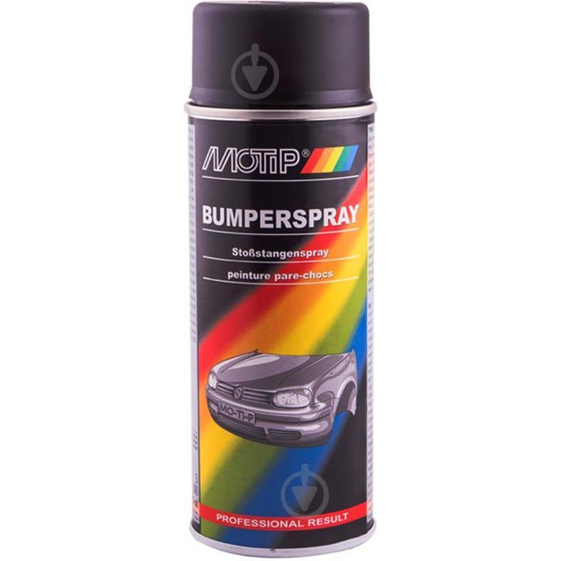 MOTIP Motip Bumperspray Эмаль аэрозольная для бампера автомобиля Черная, 400мл (04073) - зображення 1