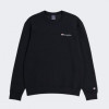 Champion Чорна чоловіча кофта  crewneck sweatshirt cha219209-NBK - зображення 4