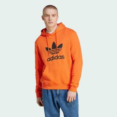 Adidas Помаранчева чоловіча кофта  TREFOIL HOODY II5769 - зображення 1