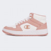 Champion Рожеві жіночі кеди  mid cut shoe rebound 2.0 mid chaS11471-WHT/PINK - зображення 1