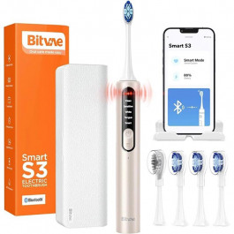   Bitvae S3 Smart 4 насадки та футляр white (BVS3-w)