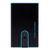 Piquadro Кредитница  Blue Square (B2) Black PP4825B2BLR_N - зображення 1