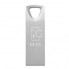   T&G 64 GB Metal Series USB 2.0 Silver (TG117SL-64G)