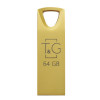 T&G 64 GB Metal Series USB 2.0 Gold (TG117GD-64G) - зображення 1