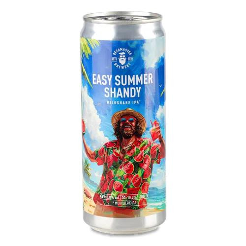 Beermaster Brewery Пиво  Easy Summer Shandy світле нефільтроване з/б, 0.33 л (4823096431963) - зображення 1