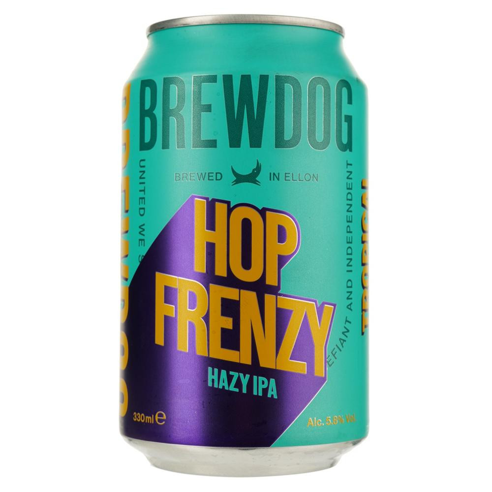 BrewDog Пиво  Hop Frenzy світле 5.8% 0.33 л з/б (5056025471429) - зображення 1