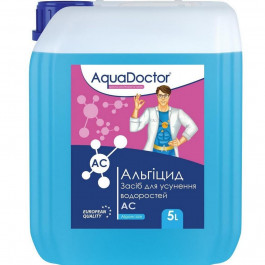   AquaDOCTOR Альгицид  AC (5 л) непенящийся препарат для борьбы с водорослями, грибком и плесенью в воде бассейно