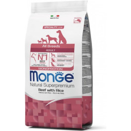   Monge All Breeds Adult Beef & Rice 15 кг (8009470004671)