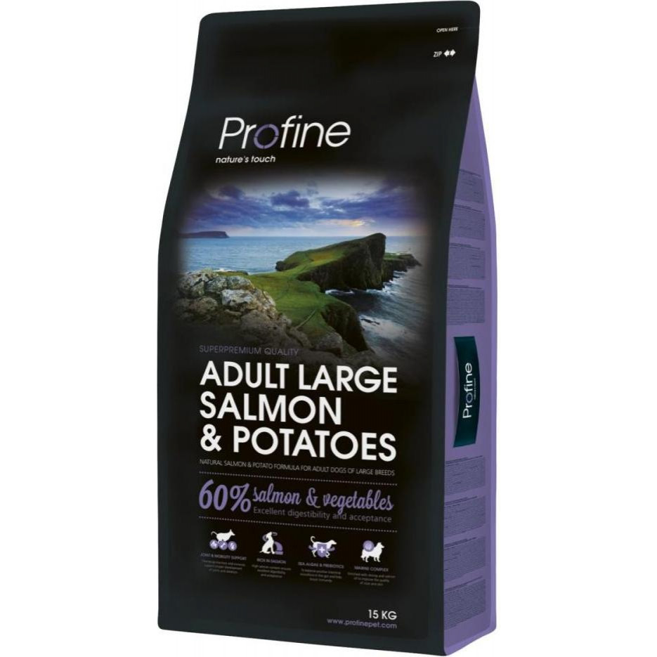 Profine Adult Large Salmon & Potatoes 15 кг - зображення 1