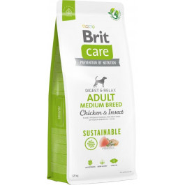   Brit Care Sustainable Adult Medium Breed Chicken & Insect 12 кг 172177