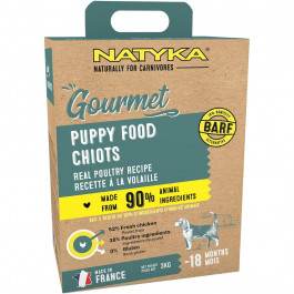   Natyka Gourmet Puppy Real Poultry 3 кг (5430001795059)